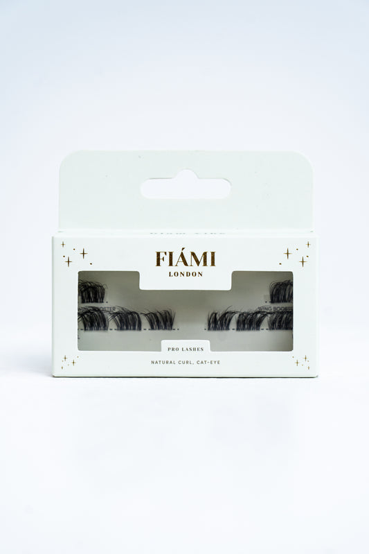 FIÁMI LONDON lashes. Glam Vibe C Curl.